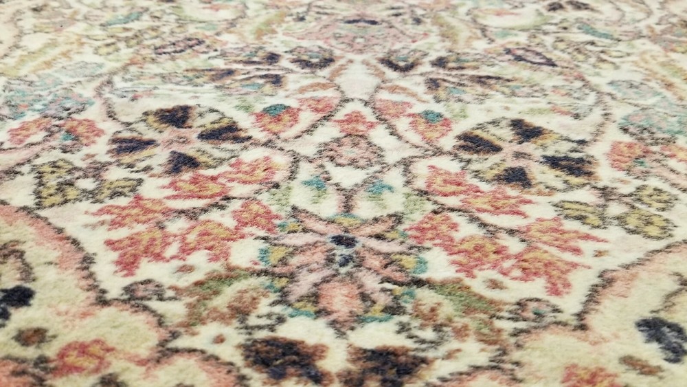 Primitive Vintage 1939-1950's Natural Dye 3'2"× 5'9" Wool Pile Bunyan Rug