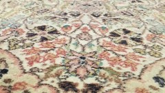 Primitive Vintage 1939-1950’s Natural Dye 3’2″× 5’9″ Wool Pile Bunyan Rug