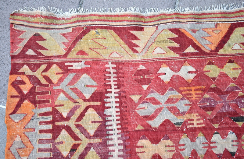 Antique Turkish Rug 45'' x 95'' Collector's Item Wall Hangings Home Decor Rug gallery