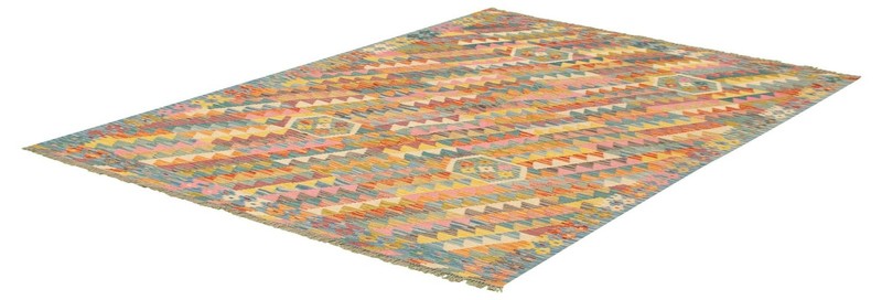Vintage Hand Woven Area Rug 5'8" x 7'10" Traditional Wool Oriental Carpet gallery