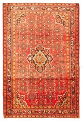 Vintage Hand-Knotted Area Rug 5’3″ x 8’1″ Traditional Oriental Wool Carpet