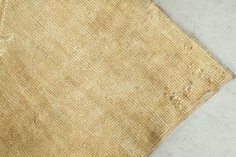 handmade neutral vintage turkish small rug 3x5 oushak oriental mini carpet,936 gallery
