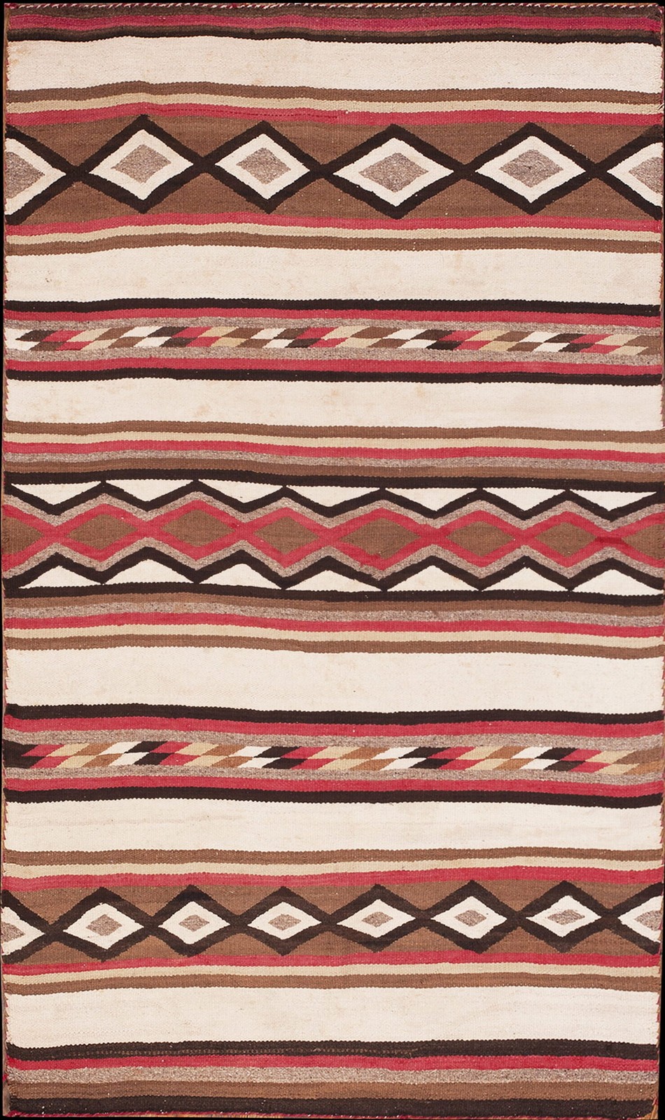 3'x5' Tribal Flatwoven Antique Native American Navajo Rug gallery