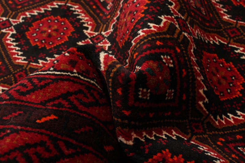 Vintage Hand-Knotted Area Rug 3'6" x 6'7" Traditional Oriental Wool Carpet gallery