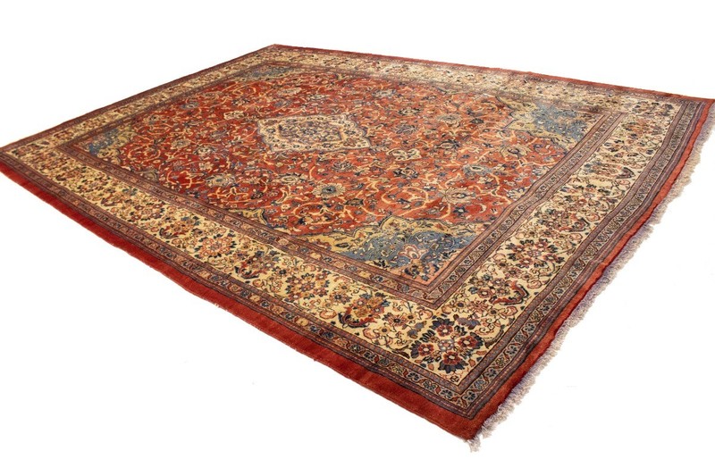 10X14 Floral Classic Oriental Rug Hand-Knotted Wool Dining Room Carpet 9'9X13'6 gallery