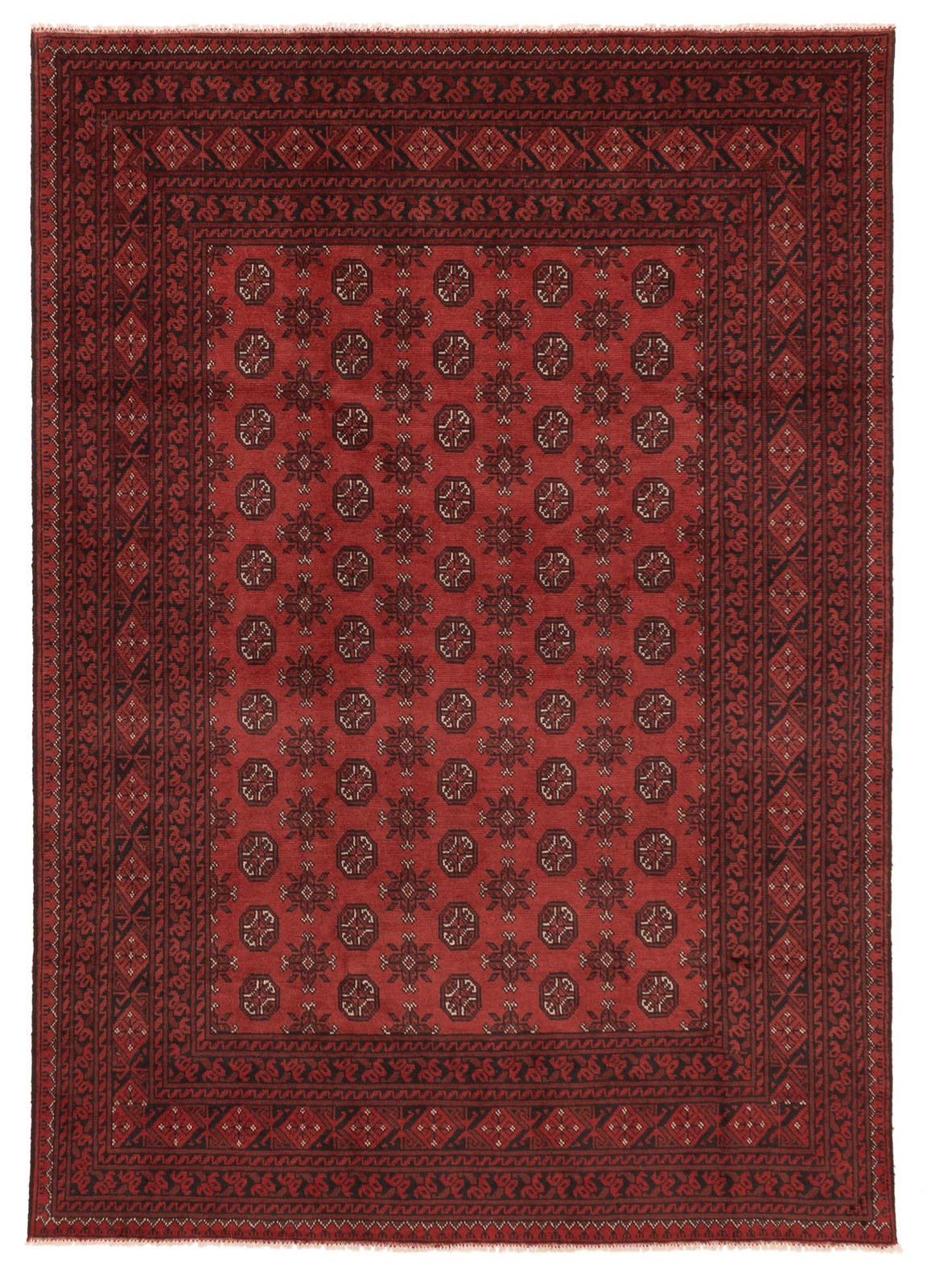 Traditional Vintage Hand-Knotted Oriental Carpet 6'6" x 9'4" Wool Area Rug gallery