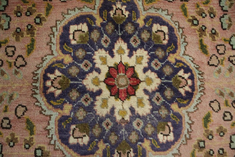Vintage Floral Traditional Foyer Rug 3x5 Pink Wool Hand-knotted Classic Carpet gallery