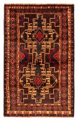 Traditional Vintage Hand-Knotted Area Rug 4’1″ x 6’7″ Oriental Wool Carpet