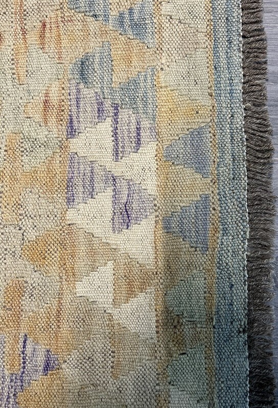 Vintage Kilim Traditional Hand Made Oriental Wool Kilim 5ftx3.2ft 159cmx103cm gallery