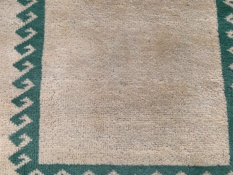 Vintage Turkish Rug Hand Knotted Kars Kazak Wool Area Rug 3x4 ft Free Ship gallery