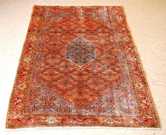 NATURAL WOOL Old Oriental Rugs,Hand Woven,knotted size Approximately 4’9″ x 6’10
