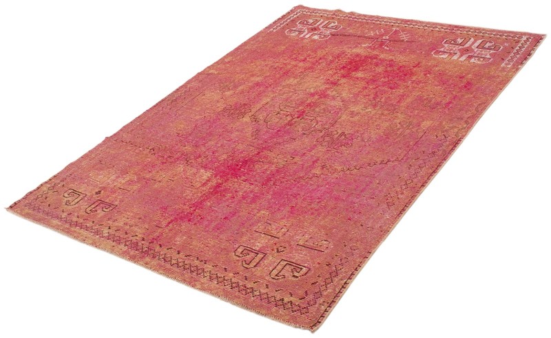 Vintage 6'4" x 8'10" Traditional Hand Knotted Vegetable Dye Wool Area Rug gallery