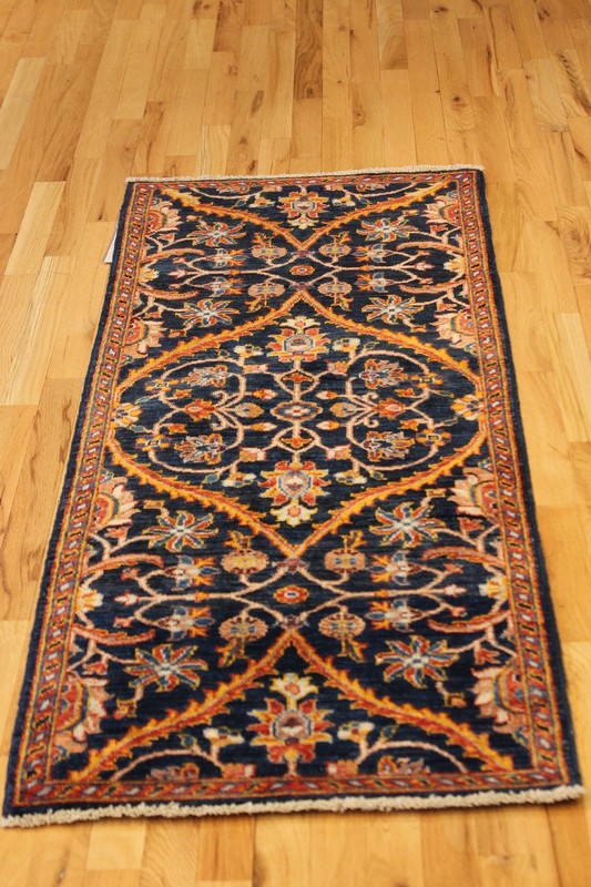 Hand-knotted Rug (Carpet) 2'X4'9, Choeb Rang mint condition gallery