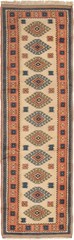 3’6″ x 12’8″ Vintage Hand-knotted Runner Rug Traditional Oriental Wool Carpet