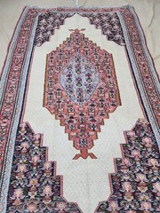 245 X 150 CM Stunning Super Fine Quality Senneh Knots Oriental F;at Weave Kilim