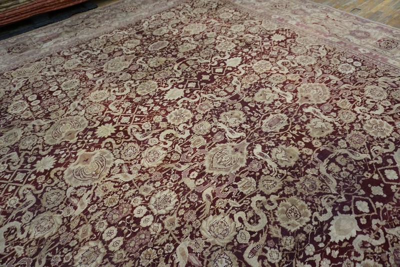 15X17 Antique Indian Agra Wool Area Rug gallery