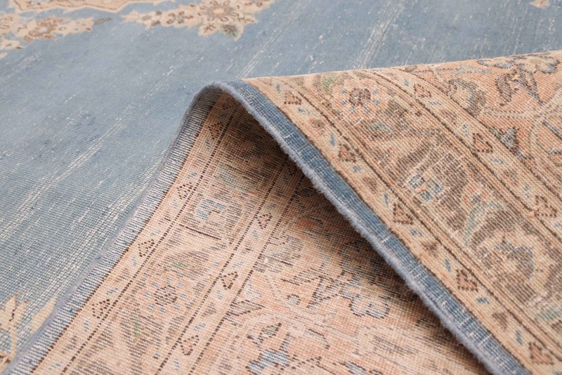 Vintage Hand-Knotted Area Rug 8'5" x 11'1" Traditional Oriental Wool Carpet gallery
