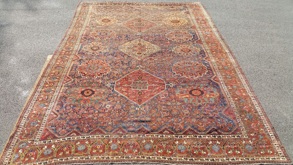 11 x 17 ft. 19th Century Antique Ghashghaei / Qashqai Rug, Palace Size!