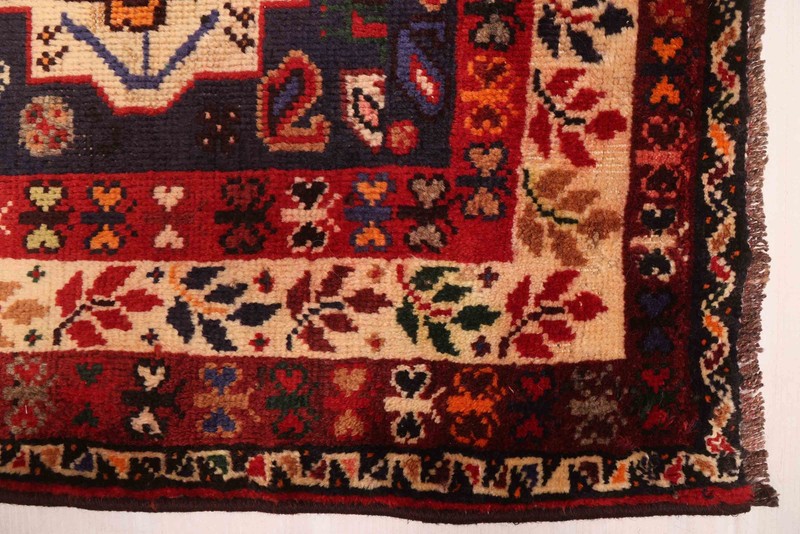 Vintage Traditional Hand-Knotted Area Rug 7'1" x 10'4" Oriental Wool Carpet gallery
