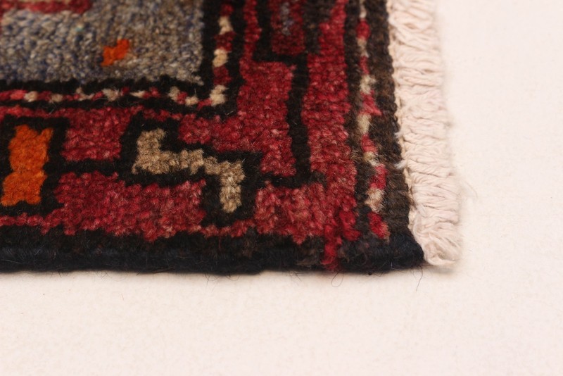 Vintage Hand-knotted Runner Rug 3'8" x 10'2" Traditional Oriental Wool Carpet gallery