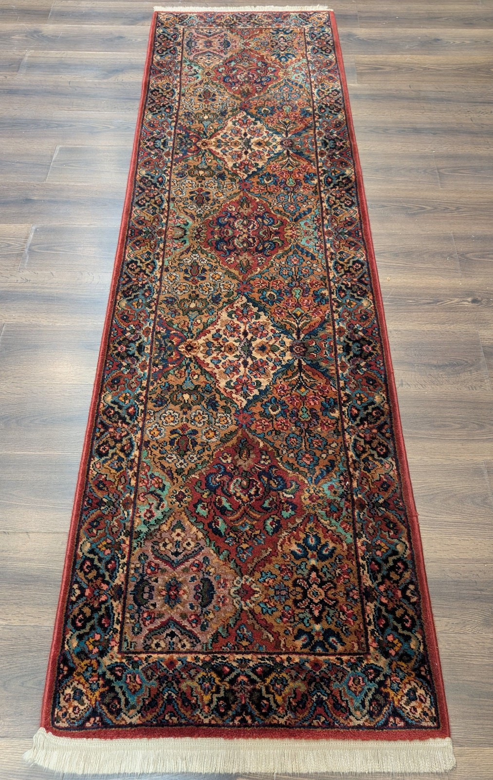 Karastan Runner Rug 2.6 x 8.6, Multicolor Panel Kirman #717 gallery