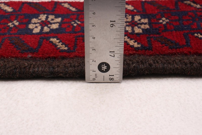 Vintage Geometric Area Rug 3'3" x 5'5" Traditional Hand-Knotted Wool Carpet gallery