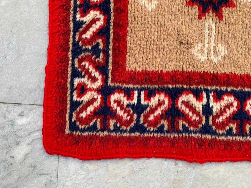 Vintage Mid-Century Scandinavian: Long-Pile Rya Shags, Traditional Rug (2x4 ft.) gallery