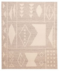 Vintage Hand Woven Area Rug 8’3″ x 9’9″ Traditional Wool Oriental Carpet