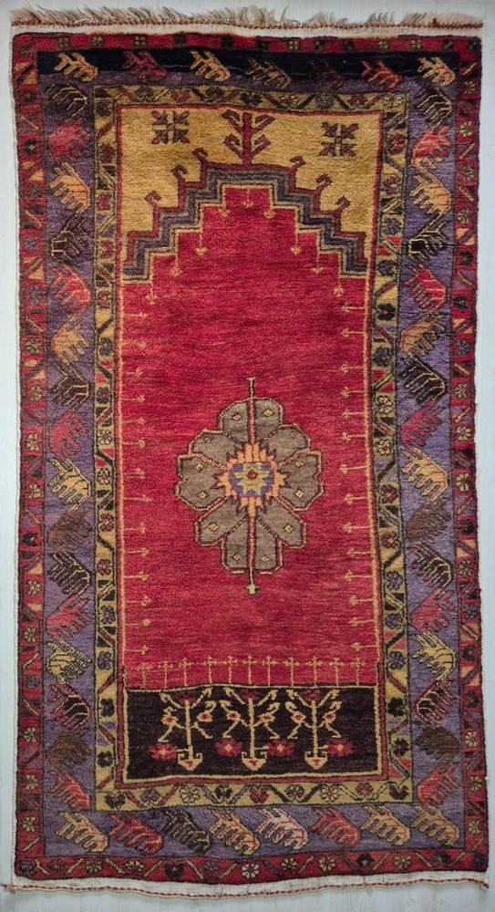 Antique Rug, Hand Woven Carpet, Accent Rug, Wool Carpet, Home Decor, Collectible