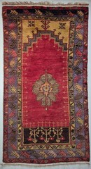 Antique Rug, Hand Woven Carpet, Accent Rug, Wool Carpet, Home Decor, Collectible