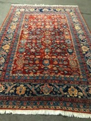 Hand Knotted Vintage Turkish Woven Legends Rug Spun Wool : 8′ 6″x 6′