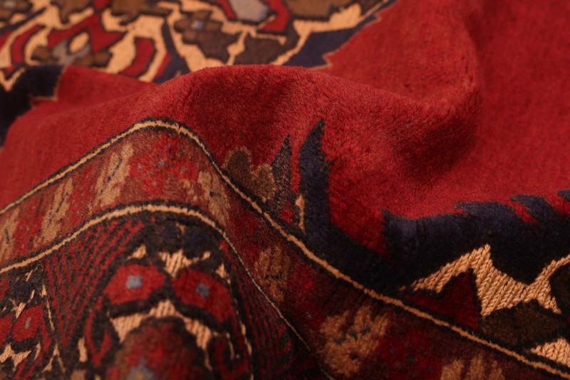 Vintage Hand-Knotted Area Rug 4'2" x 6'0" Traditional Wool Carpet gallery