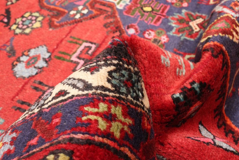 Vintage Hand-Knotted Area Rug 3'11" x 6'4" Traditional Oriental Wool Carpet gallery