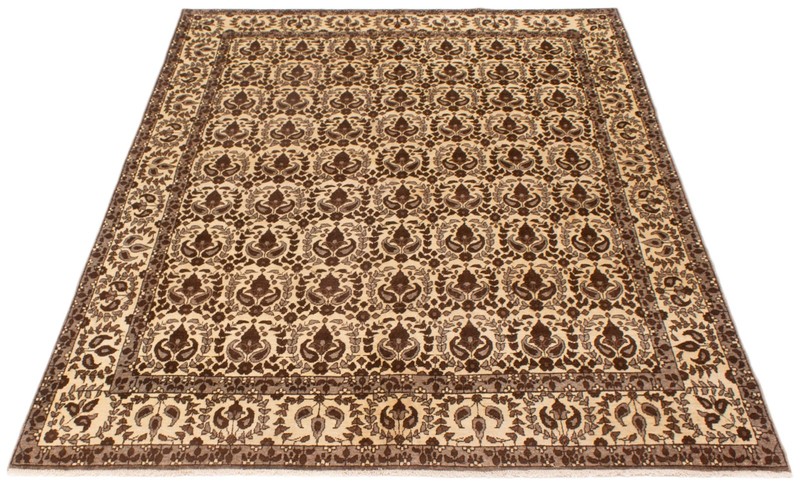 Vintage Hand-Knotted Carpet 6'11" x 9'8" Traditional Oriental Wool Area Rug gallery