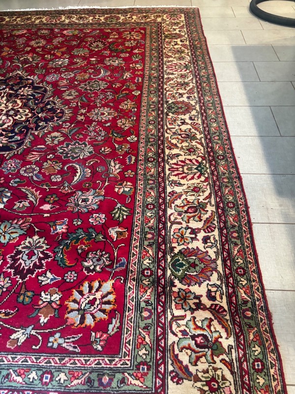 SIMI ANTIQUE. HAND MADE. 12X10. EXCELLENT CONDITION. FULL PILE.TAB.RIZ gallery
