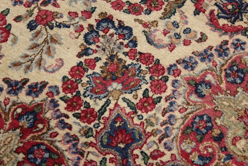 8' X 5' HANDMADE KIRMAN Authentic Circa 1920's Traditional Antique Rug 5x8 ft. gallery