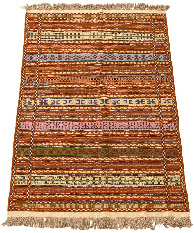 Vintage 3'2" x 5'2" Traditional Wool Hand Woven Oriental Area Rug gallery