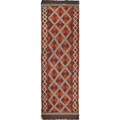 Traditional Persian Style Runner Rug Handmade Oriental Carpet 8.2×2.5ft