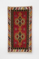 Cappadocia Antique Kilim Rug 4×6 ft – Authentic Turkish Handwoven Vintage Carpet