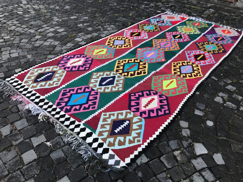 Handmade Rug Turkish Area Rug Vintage Rug Oushak Rug Antique Rug Bohemian Rug gallery