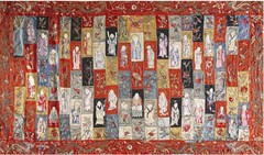 4X6 Antique Chinese Textile Arts Silk Area Rug 1850