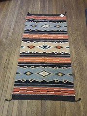 Handwoven Southwest Design Acrylic Rug; 4′ X 6′