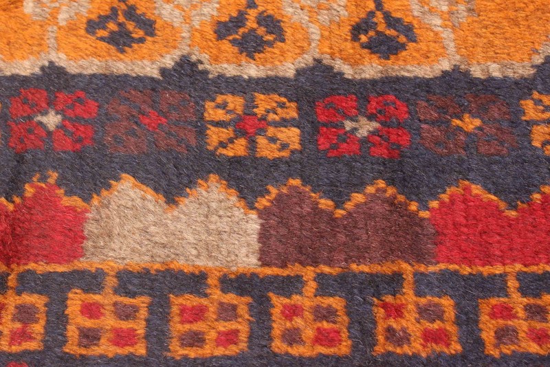 Vintage Traditional Hand-Knotted Area Rug 3'4" x 6'2" Oriental Wool Carpet gallery