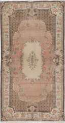 Vintage Traditional Hand-Knotted Area Rug 3’11” x 7’3″ Oriental Wool Carpet