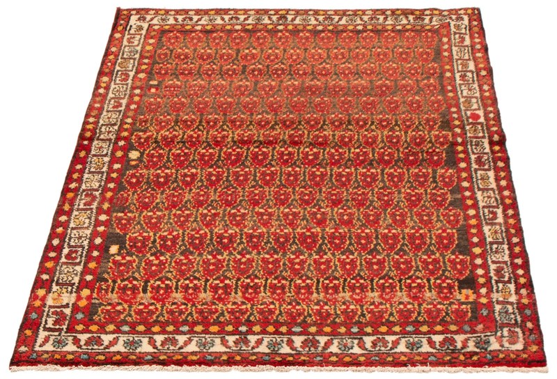 Vintage 4'6" x 6'5" Traditional Hand Knotted Vegetable Dye Wool Area Rug gallery