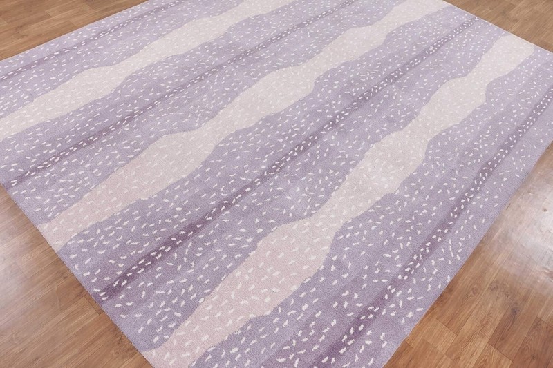 Antelope Chetah Animal purple Contemporary Handmade Tufted 100% Woolen area rug gallery