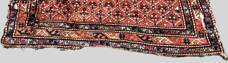 Armenian MEMORIAL Rug Dated 1916 Inscribed KARABAGH All Wool Thousand Crosses gallery