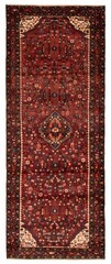 Vintage Hand-knotted Runner Rug 3’8″ x 9’6″ Traditional Oriental Wool Carpet