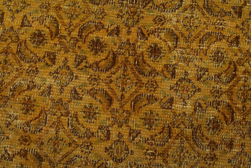 Vintage Mood Rug 7’8” x 10’4” Orange Wool Overdyed Hand-Knotted Oriental Carpet gallery
