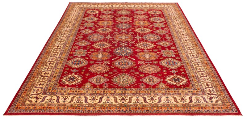 Vintage Hand-Knotted Carpet 10'2" x 13'3" Traditional Oriental Wool Area Rug gallery